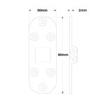 Inox šarka M8018 - Tehnonautika Zemun