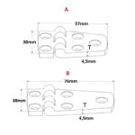 Inox šarka M8234 - Slika 2