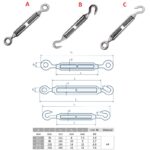 Inox španer-zatezač M8246 - Slika 2