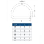 M8376 D alka Inox 316 - Slika 2