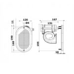 Ugradna Elektropneumatska sirena MARCO 12V - Slika 2