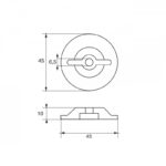 Anoda za Yamahu 9,9-15ks 6E8-45251-00 - Tehnonautika Zemun