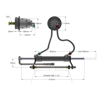 Hidraulički sistem Hydrodrive MF115MRA - Tehnonautika Zemun