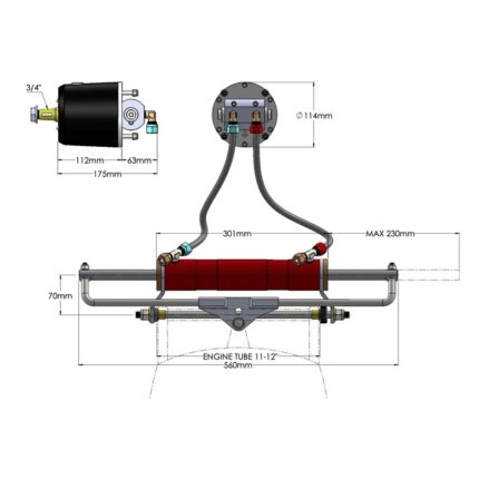 Hidraulički sistem Hydrodrive MF350W plus - Tehnonautika Zemun