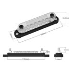 Busbar klema sa 12 terminala 2xM6 - Slika 2