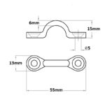 Mostić omega Inox 316 - Slika 2