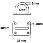 Mostić sa pločicom Inox 316 - Tehnonautika Zemun