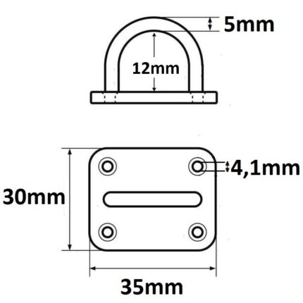 Mostić sa pločicom Inox 316 - Tehnonautika Zemun