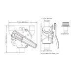 SEAFLO Y ventil za toalet - Slika 2