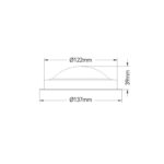 SEAFLO Nadgradno LED svetlo 137mm SFCL1-5-WS-02 - Tehnonautika Zemun