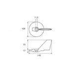 Cink anoda za Yamahu 150-225ks 6J9-45371-01 - Slika 3