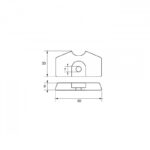 Magnezijum anoda za Yamahu MALTA 3,5 HP + 2B/3 A/4 A/5C 6L5-45251-02 - Slika 2