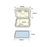 Otvor 607x243mm sivi - Tehnonautika Zemun