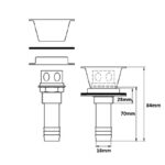 Odušak za gorivo i vodu Inox 316 - Slika 2