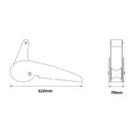 Uvodnik sidra 320mm Inox 316 - Tehnonautika Zemun