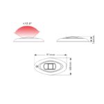 Navigaciono svetlo crveno LED SFNL021-LS-02 - Slika 2