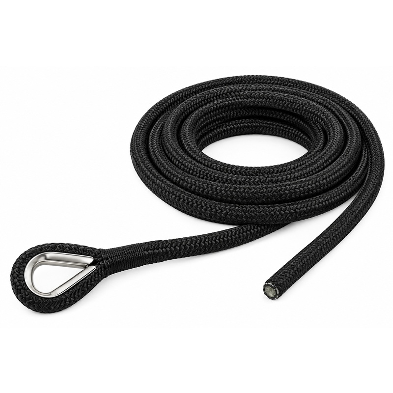 Crni Nylon kanap sa omčom 5m Crni Nylon kanap sa omčom 5m - Tehnonautika Zemun